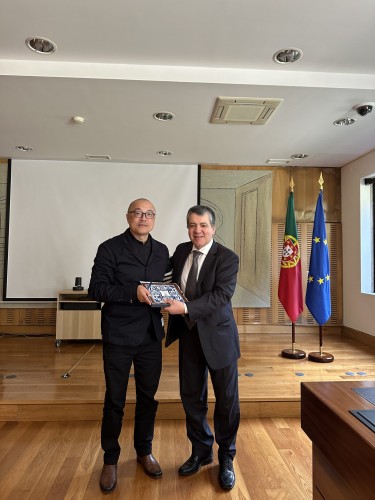 A delegação visita o Tribunal Constitucional de Portugal